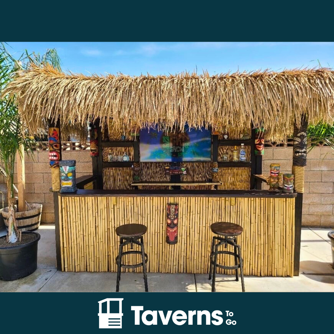 Tiki Bars Custom Outdoor Bar Builders Southern Fantasy Tiki Bar