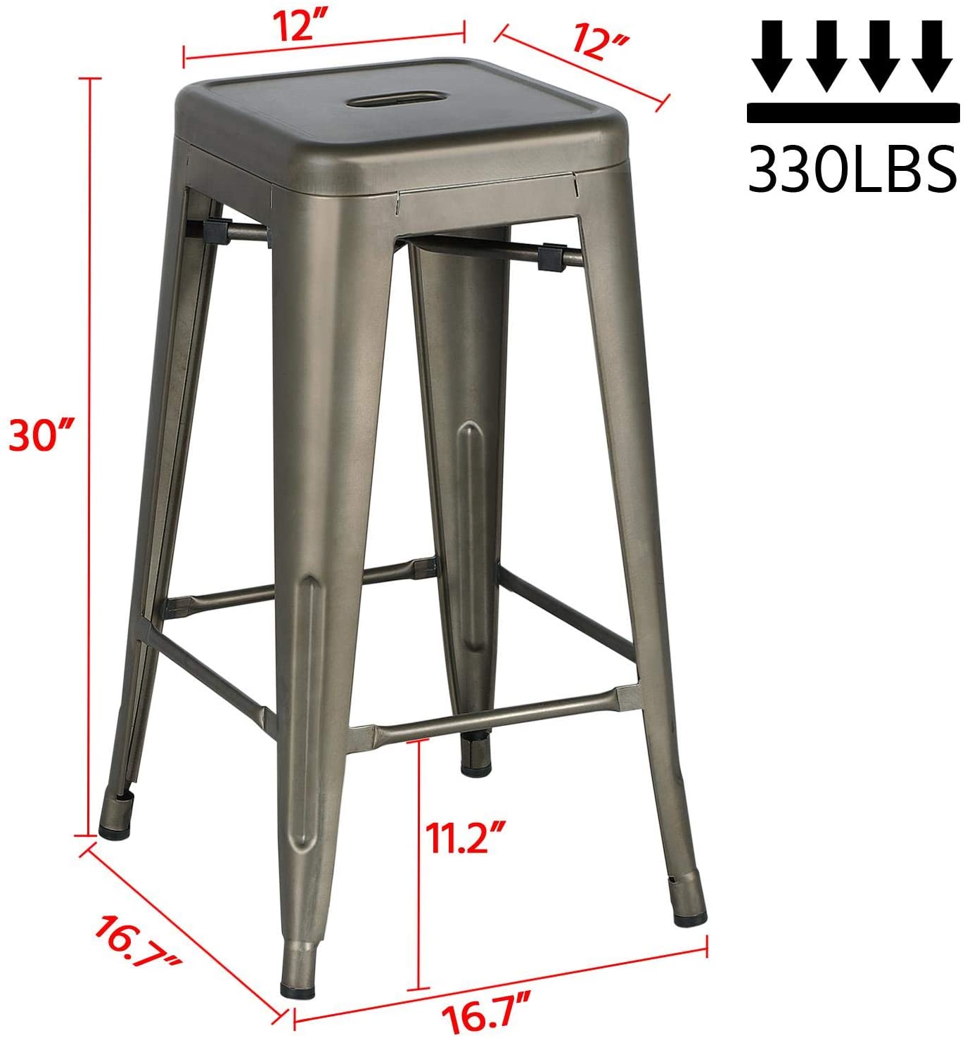 BAR STOOLS 30 inches - Pack of 4