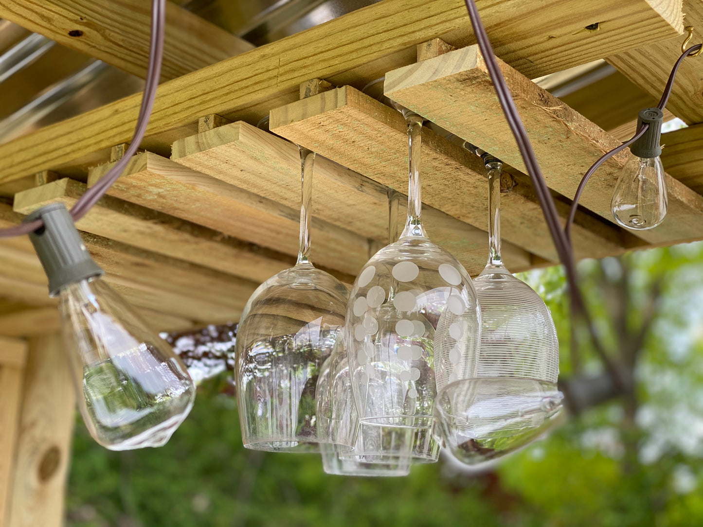 Wine glass rack