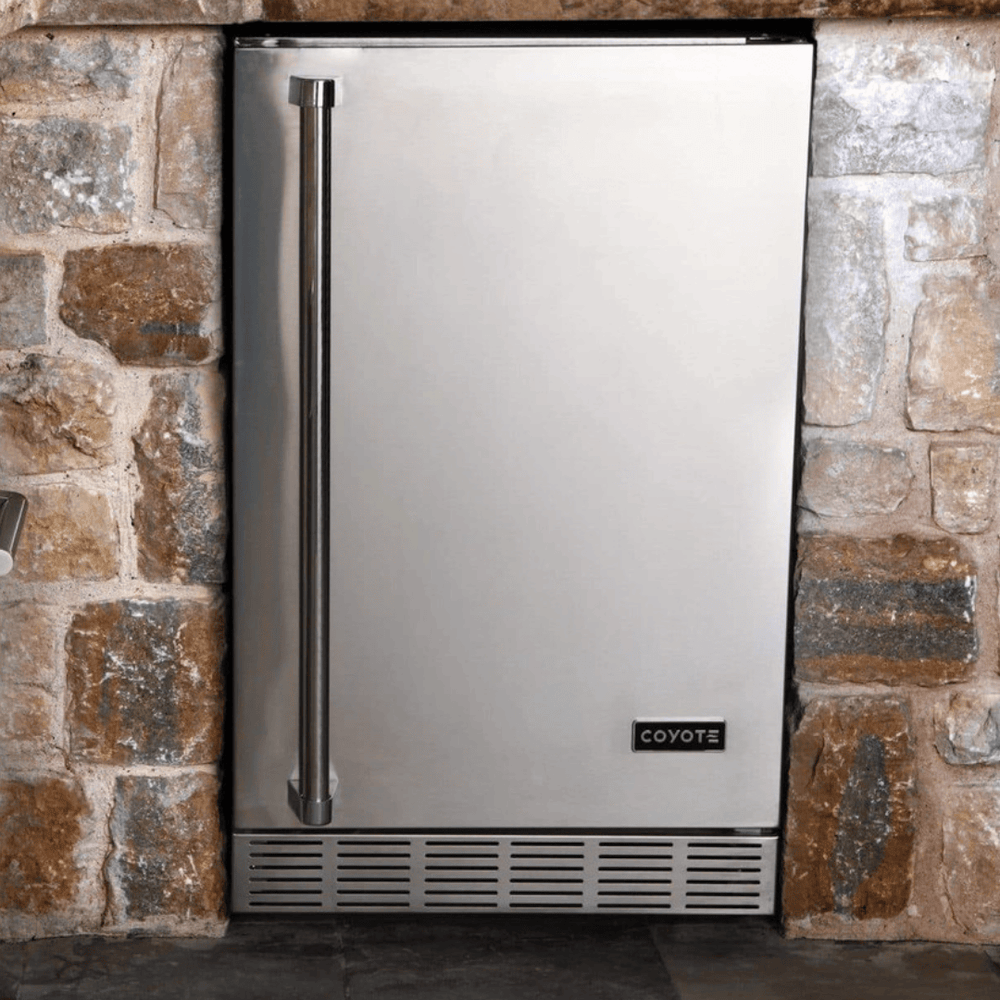 24" COYOTE Outdoor Refrigerator Right/Left Hinge - C1BIR24-R/L - Taverns-To-Go
