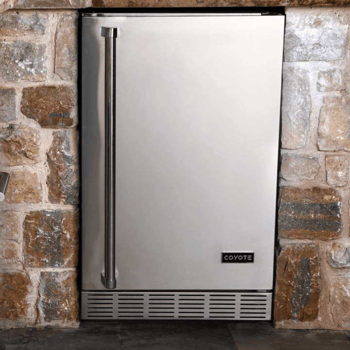 24" COYOTE Outdoor Refrigerator Right/Left Hinge - C1BIR24-R/L - Taverns-To-Go