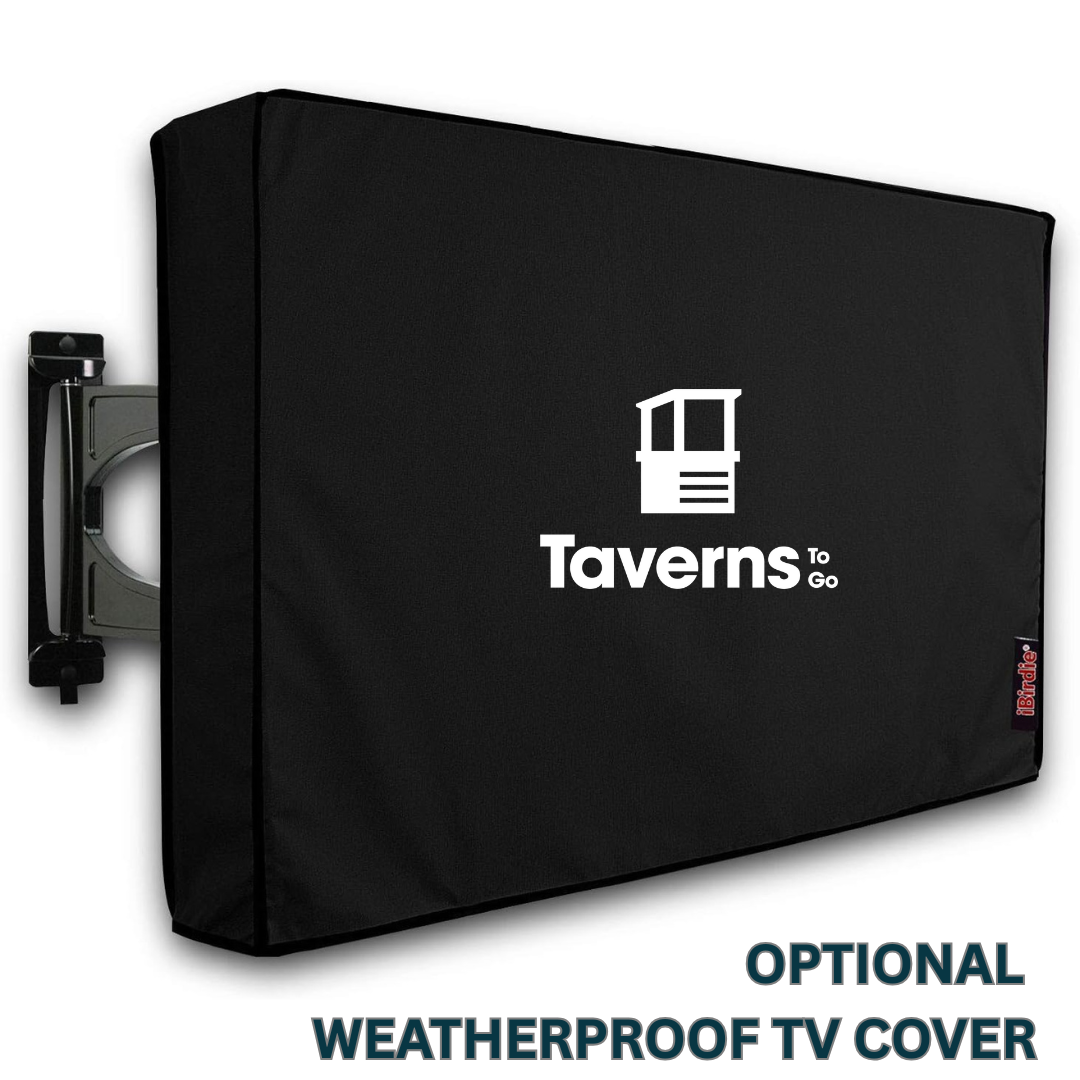 TV Package (50" TV, TV mount, installation and optional cover) - Taverns-To-Go