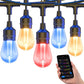 SLR100 LED RGBCWIC Smart Bistro String Lights Color Changing Outdoor Weatherproof 12V Edison Bulbs