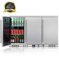53" KINGS BOTTLE Solid 3-Door Outdoor Beverage Drinks Cooler