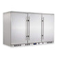 53" KINGS BOTTLE Solid 3-Door Outdoor Beverage Drinks Cooler
