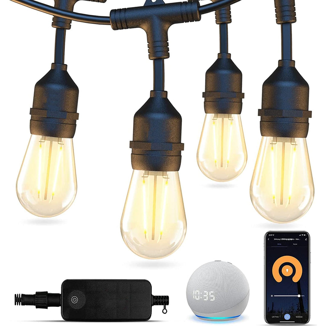 SL102 Smart Dimmable LED Bistro Lights | Taverns-To-Go 49 ft