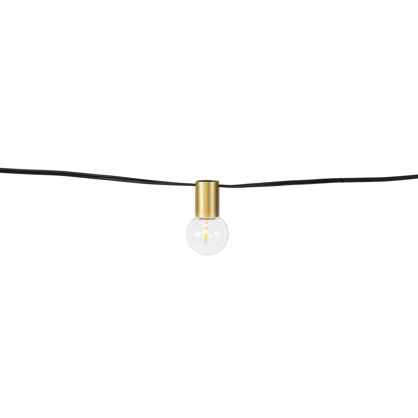 25' LED G40 Bistro String Lights - 25 Bulbs - Gold