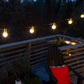 25' LED G40 Bistro String Lights - 25 Bulbs - Gold