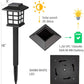 12 Pack Solar Pathway Lights Outdoor, Waterproof Outdoor Solar Lights-Asian Style