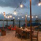 27F Solar Powered String Lights Waterproof LED Hanging Edison Bulb Lights with 12 Bulbs