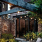27F Solar Powered String Lights Waterproof LED Hanging Edison Bulb Lights with 12 Bulbs