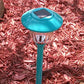 10 Pack Solar Pathway LED Lights Outdoor-Stainless Steel (Turquoise)