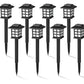 12 Pack Solar Pathway Lights Outdoor, Waterproof Outdoor Solar Lights-Asian Style