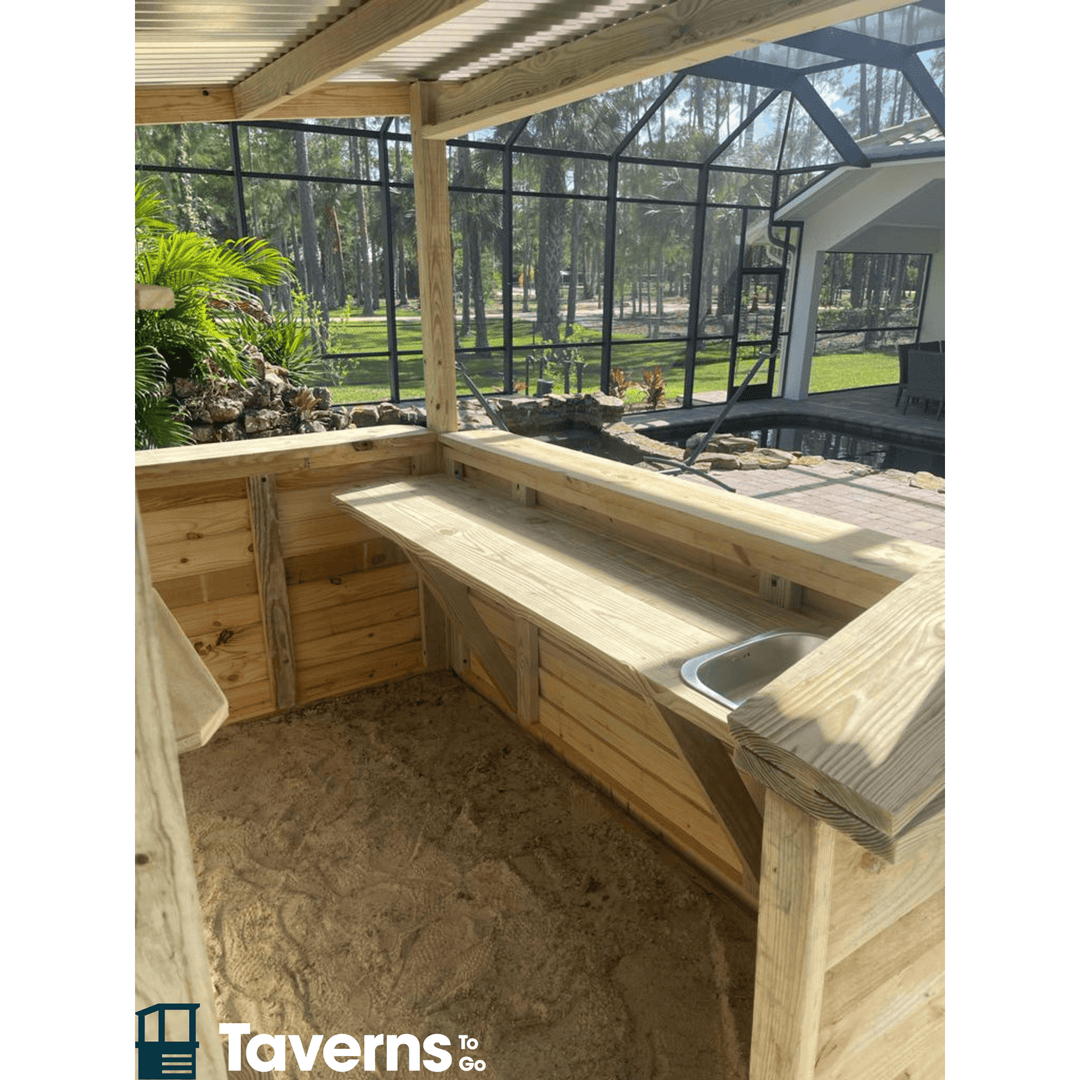 Upgrade interior countertop to 20" wide in lieu of 10" - Taverns-To-Go