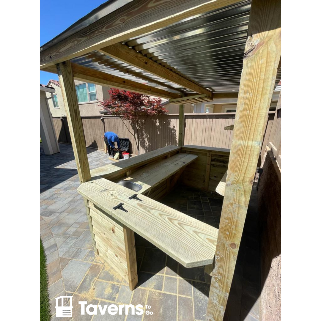 Upgrade main countertops to 12" wide in lieu of 10" - Taverns-To-Go