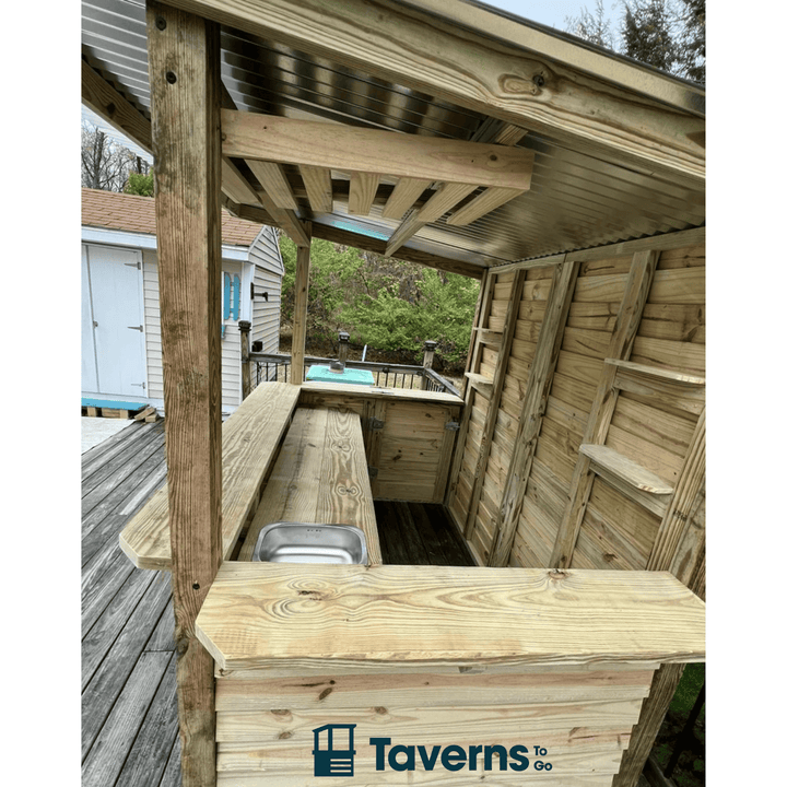 Upgrade interior countertop to 20" wide in lieu of 10" - Taverns-To-Go