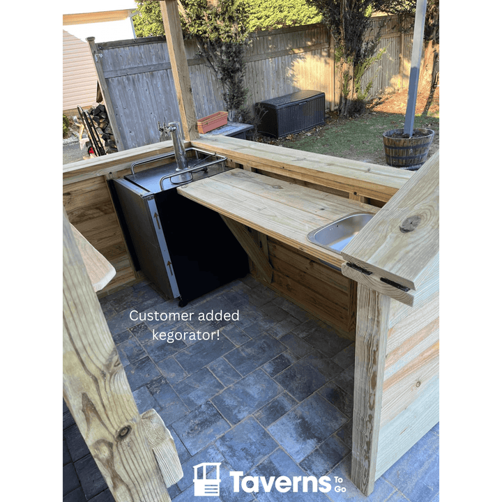 Upgrade interior countertop to 20" wide in lieu of 10" - Taverns-To-Go