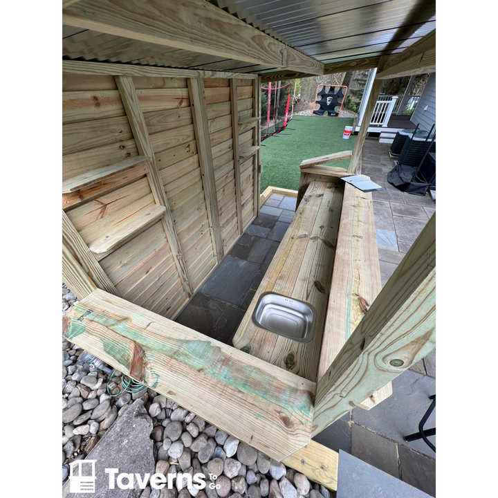 Upgrade main countertops to 12" wide in lieu of 10" - Taverns-To-Go