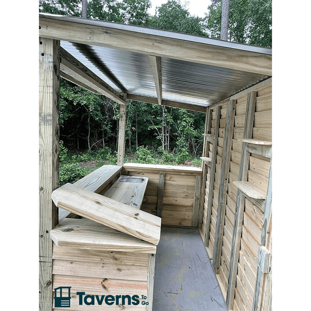 Upgrade interior countertop to 20" wide in lieu of 10" - Taverns-To-Go