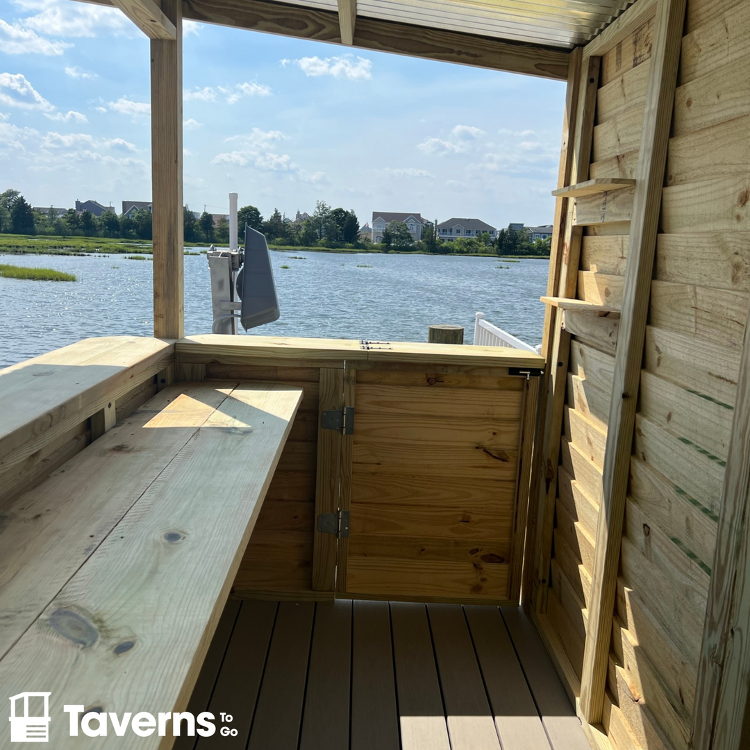 Upgrade interior countertop to 20" wide in lieu of 10" - Taverns-To-Go