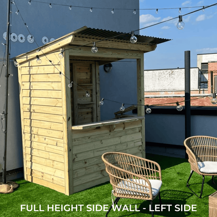Full-Height Side Wall for Temple Bar, Castlebar, Dunbar or 7-Up - Taverns-To-Go