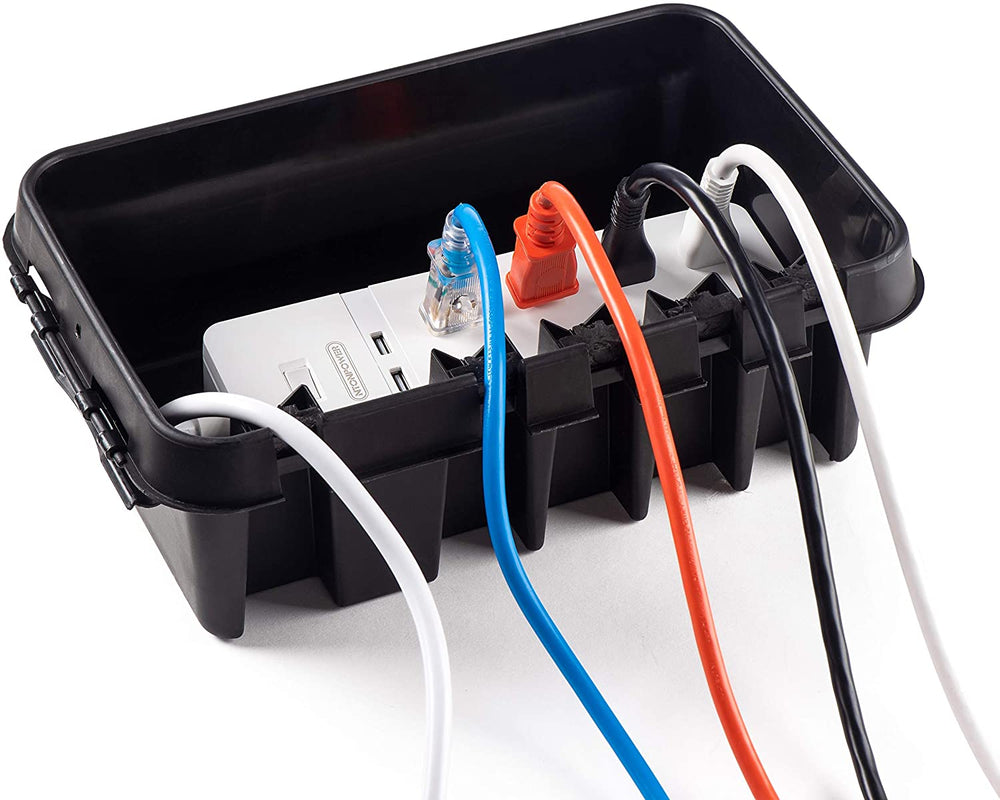 Weatherproof Connection Box - For power strips and extension cords - Taverns-To-Go